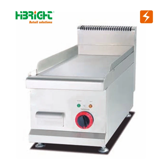 Commercial Kitchen Cooking Machine Hamburger Cooker Gas Griddle With Cabinet