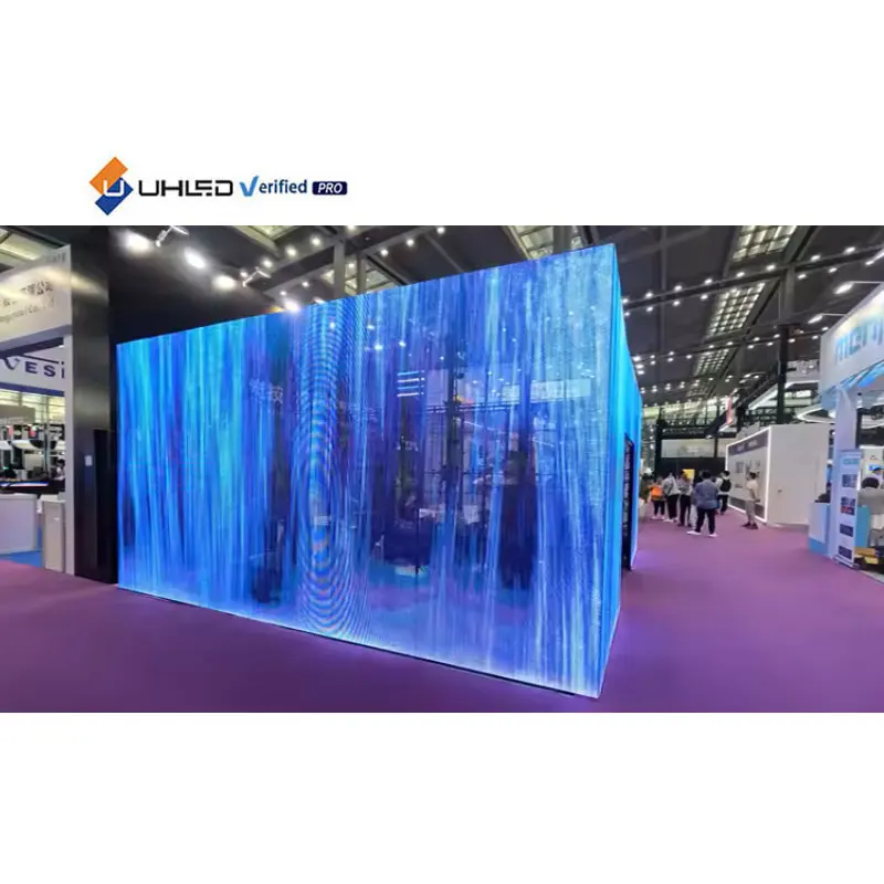 UHLED Transparent Led Film Transparent Glass LED Screen Display LED Crystal Thin Film Screen Transparent Film Screen Glass