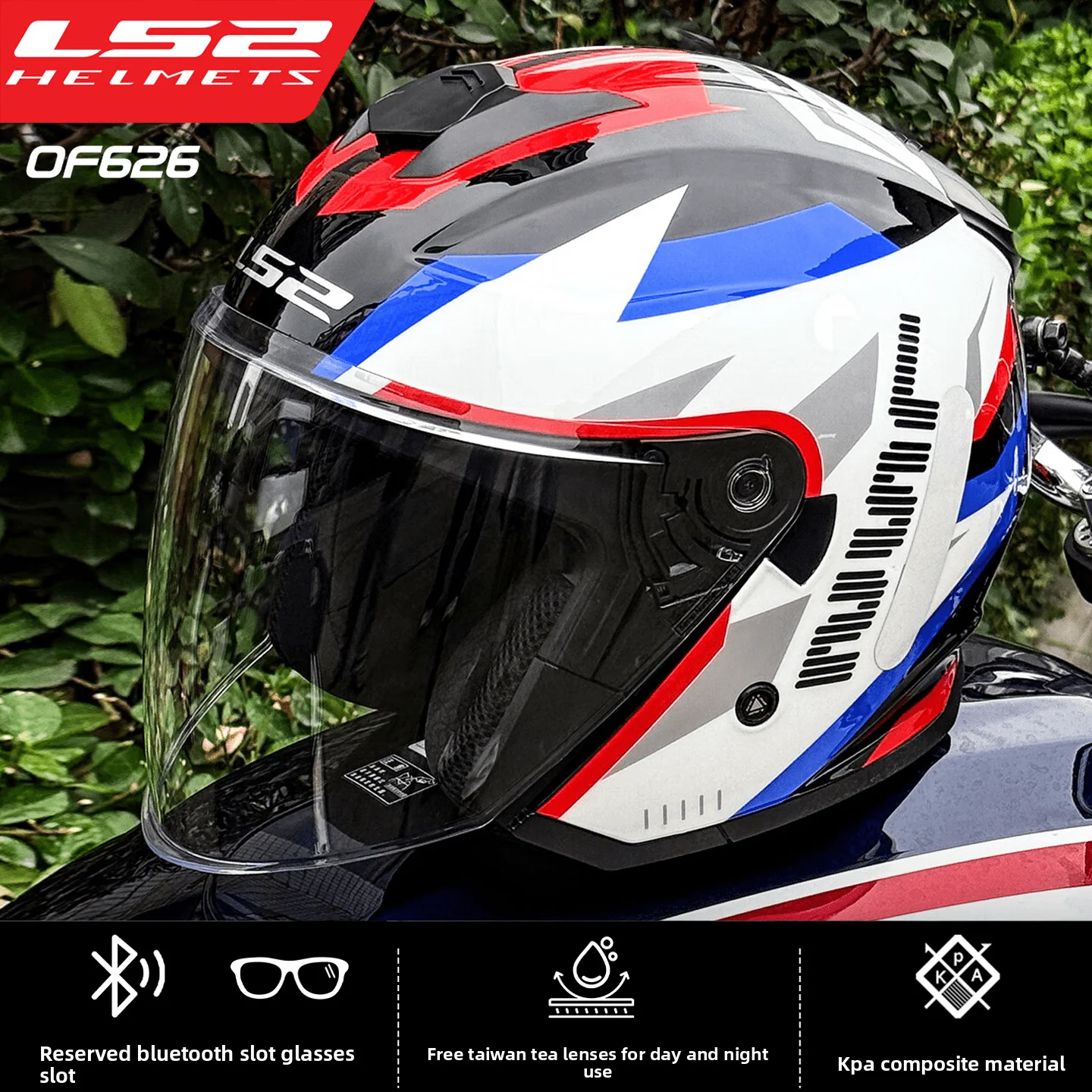 Rétro Casque Moto en Cuir, Homologué ECE with Style de Vintage Demi