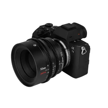 7Artisans 35mm T2.0 Full Frame Cinema Lenses for Sony E FX3 ZVE1 SIGMA L SL S5 S1 Nikon Z Z50 Z8 Z9 detail image