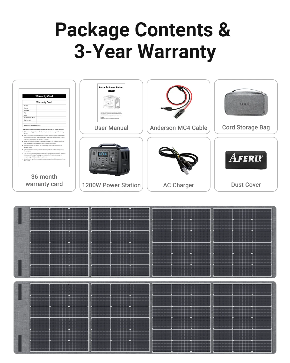 Солнечная панель AFERIY AF-S200 200W