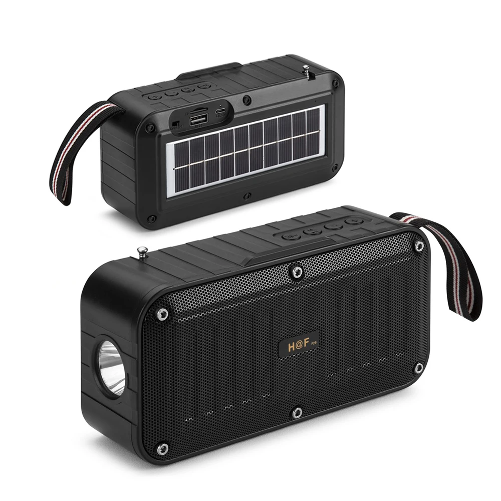 HF-F29 Solar Panel Charging Portable Speaker Fashion FM