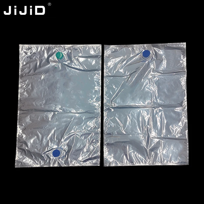 JIJID Anti-Explosion Metalized Spout Liquid Bag for Dairy Milk Yogurt Aseptic Bag Aluminum Foil BIB Bag in Box