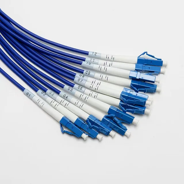 Jue Hong 12-Core Fiber Optic Jumper Access Chassis Single-Mode Armored Indoor/Outdoor LC/SC Batch Delivery Cable