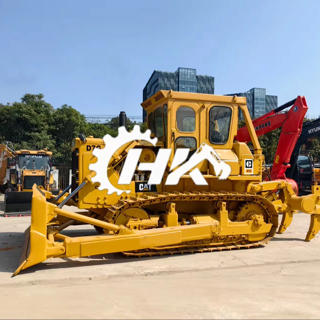 HANG KUI высококачественный оригинальный японский бульдозер Cat D7G, бывший в употреблении, строительная техника CAT, б/у бульдозер Cat, бульдозер б/у, D7