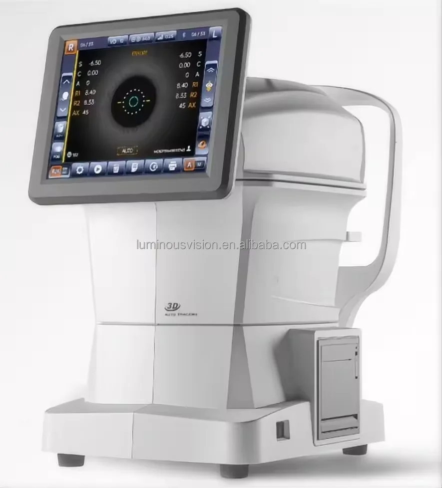 Full Auto Tracking Auto Refractometer Keratometer FA-100K Big Screen 3D ...