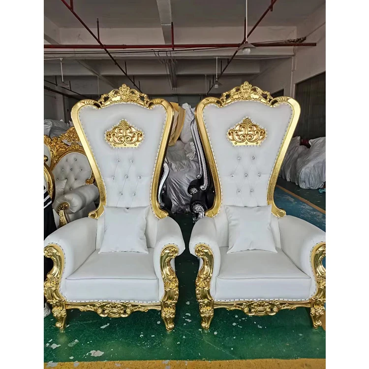 King and Queen Bride and Groom Throne Chairs for Wedding and Party - China  Chair, King Throne Chair