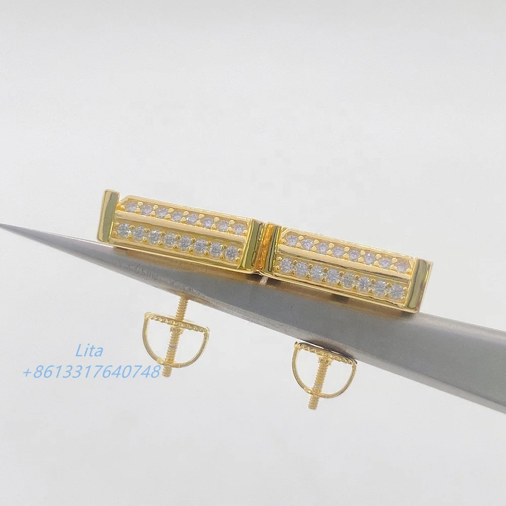 Ming Watch Orecchini Uomo In Argento 925 Con Zirconi: Stile - Foto 5