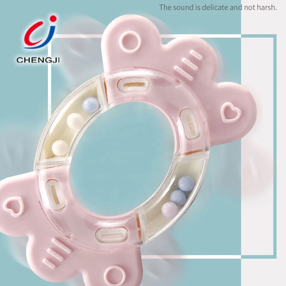 Мягкая пластиковая музыкальная игрушка для раннего развития, набор из 12 предметов, детские погремушки, Прорезыватель для зубов