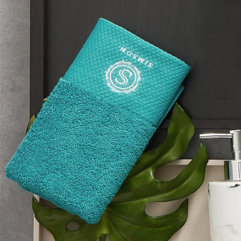 Adult Large White Towels Bath Set Luxury 5 Star Hotel 100 Cotton Woven