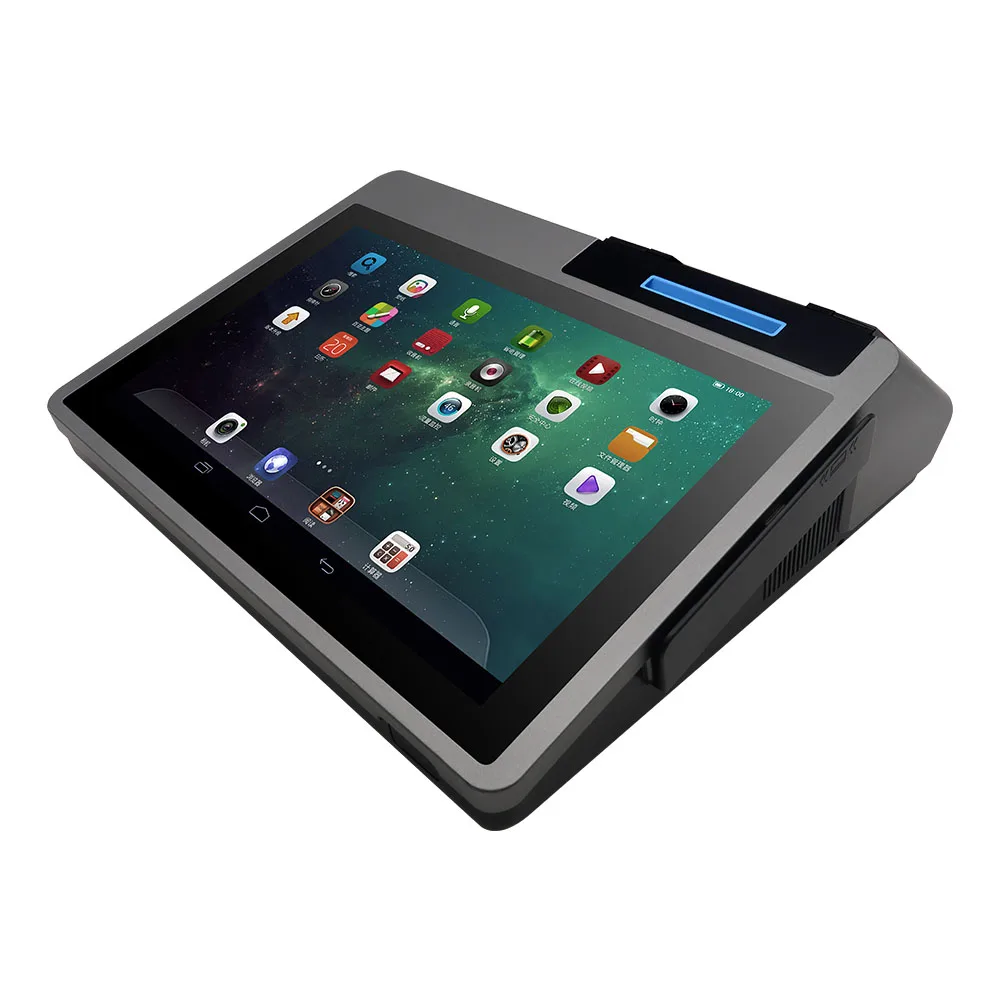 ZCS POS Factory Z100 Dual Screen POS Terminal Android All in One With Sim Card Slots Printer Fiscal Module Port