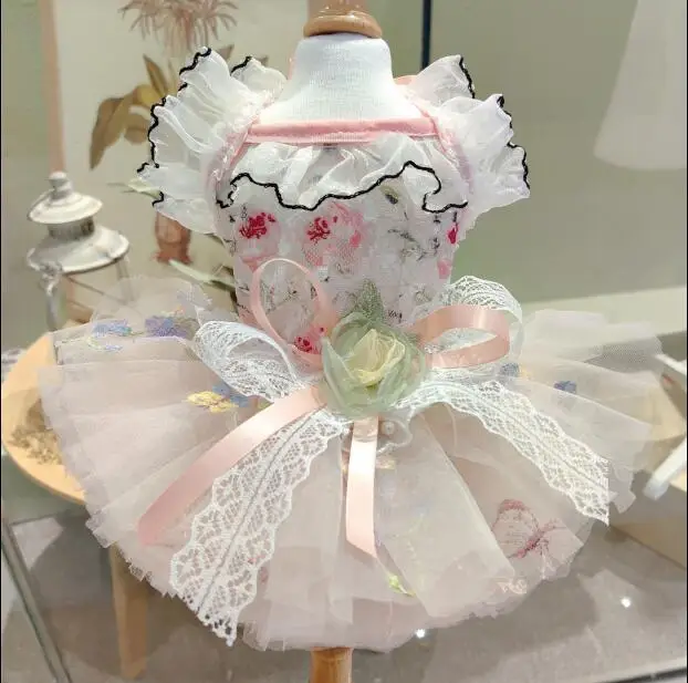 China Manufactory Cat Girl Dress Luxury Dogs Festival Party Clothes For china-manufactory-cat-girl-dress-luxury-dogs-festival-party-clothes-for