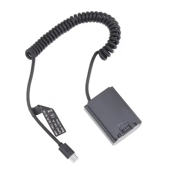 TYPE C NP-FZ100 Dummy Battery Adapter USB Type-C Spring Power Cable for Camera A6600 A7C A7III A7SIII A7R detail image