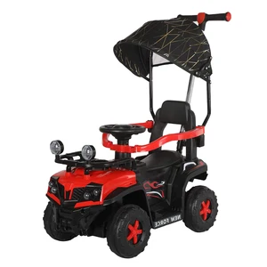 2026 New Rechargeable Battery-Powered Plastic Electric Toy Car for Kids Remote Control Off-Road Ride for Boys and Girls