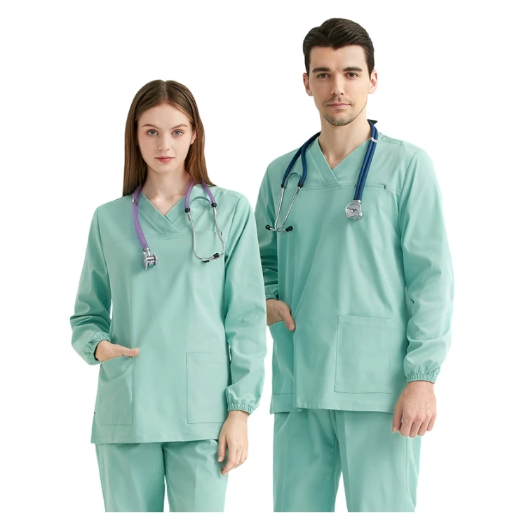 Nurse Uniforms Short Custom Female Polycotton Medical Nurse Uniform ...