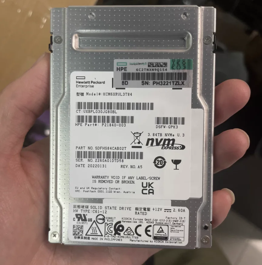 hopkjvvfページ HPE U.3 CM6 12.8T SSD - Reliable Server Storage Solutions