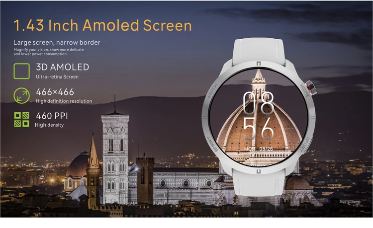smart watch with amoled display