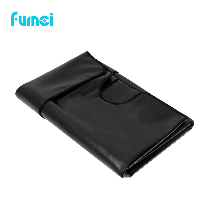 Fumei Pu Leather Low Emf Sauna Infrared Blanket Fir Sauna Blanket