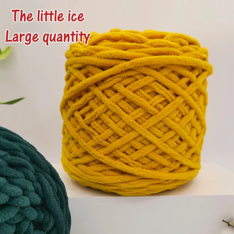 Supplier Baby Fluffy Big Knitting Yarn Crochet Chunky Ice Strip Yarn ...