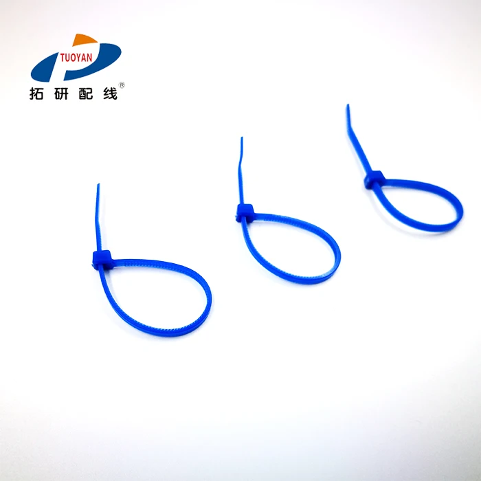 PTFE  teflons releasable cable tie  UL 94 V0 flame retardant customizable Self-locking ETFE Cable tie Industrial Cable Ties