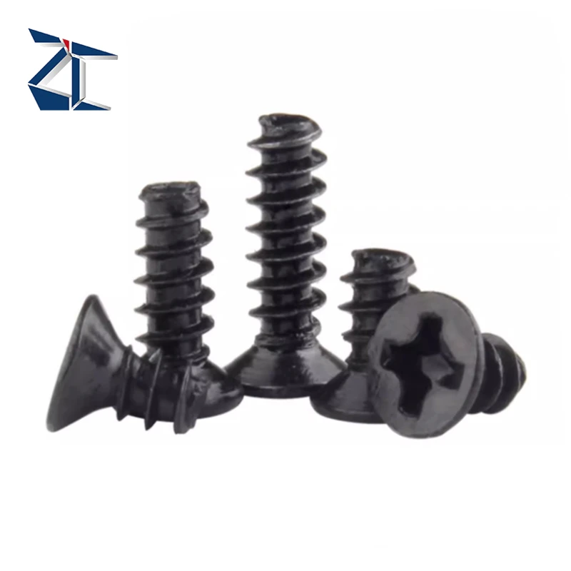 product full extension stainless steel 304 316 black cross recessed flat countersunk head wood screws-61