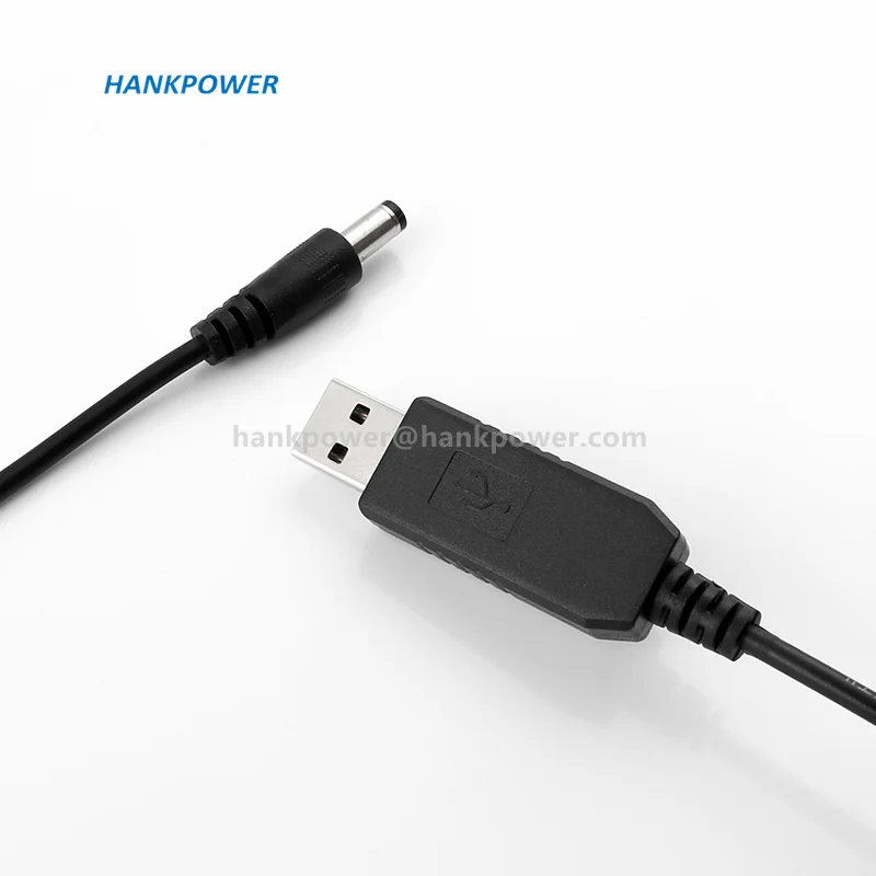 Câble D'alimentation USB Vers DC, Cordon De Routeur De Banque 5V à 9V 12V, Affichage Numérique Réglable, 5521m