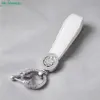 Chaîne argentée + blanc