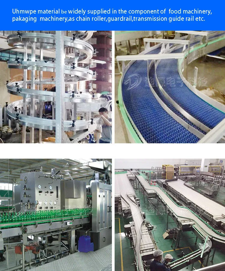 Plastic Guide Track Chain  with Tansmisson Parts of Food Machinery of  CKG14H of Filling Machine PVC Guide Rail for Spout Pouch