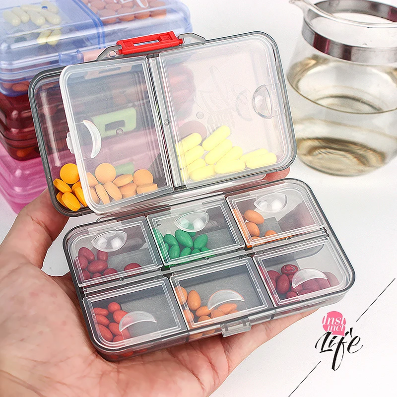 Переносная коробка для таблеток 7 дней