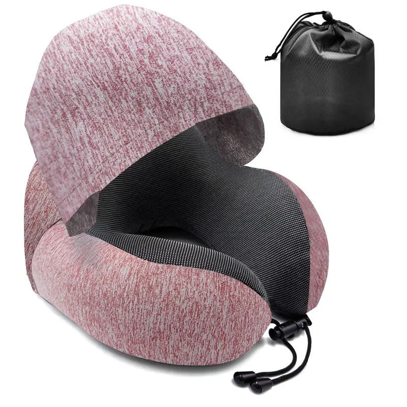 Wholesale Neck Pillow With Hood Memory Foam U Shape Travel Pillow
