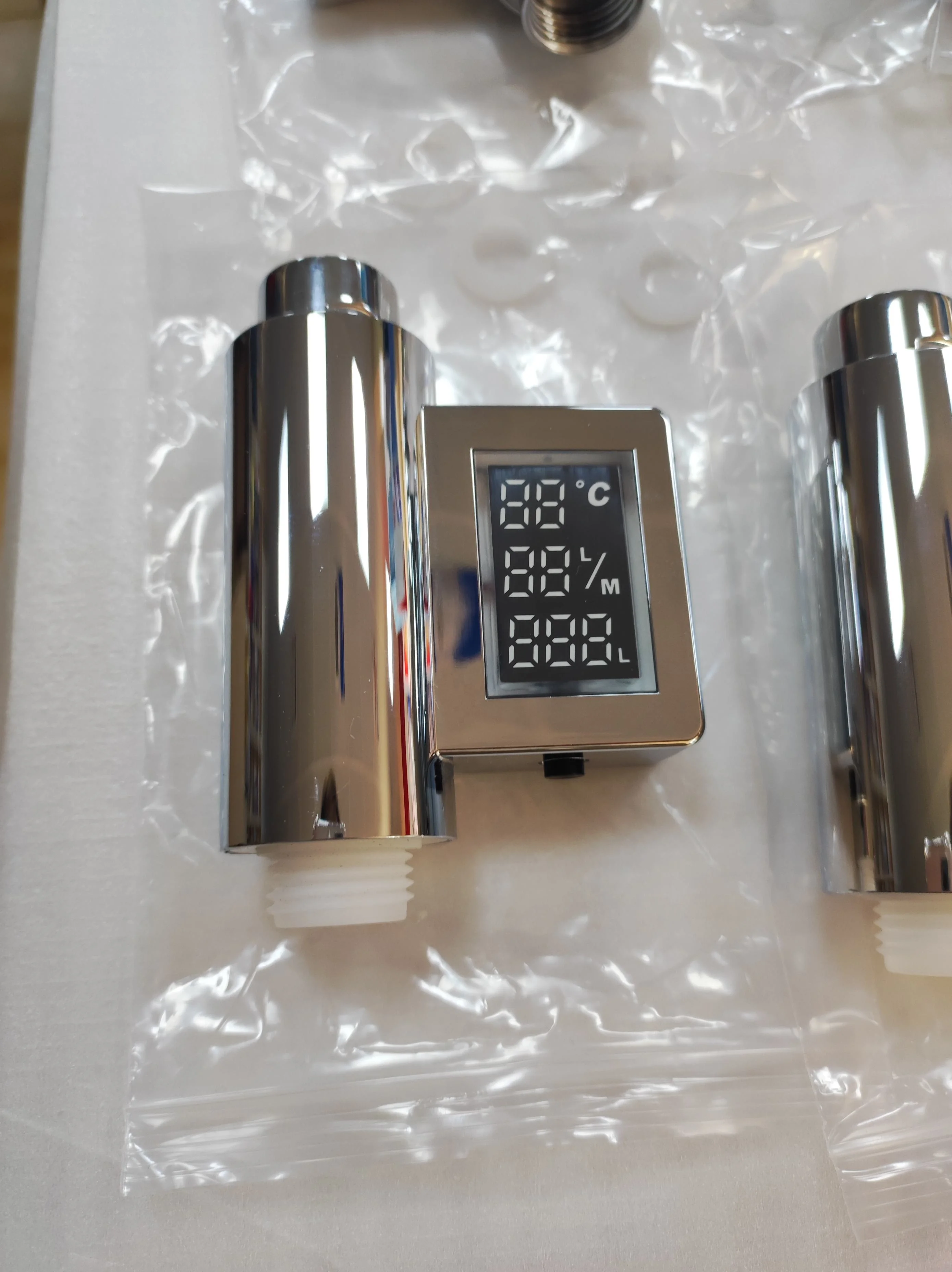 Acheter Thermomètre De Douche Numérique Celsius Fahrenheit Moniteur De Température De Bain Thermomètre D'eau 585 Celsius Mesurant 360 Degrés