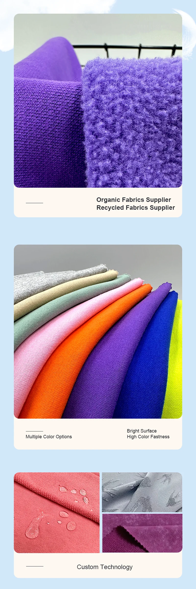 70 Polyester 30 Cotton 560 Gsm Sherpa Polar Tech Polartec Fleece Fabric