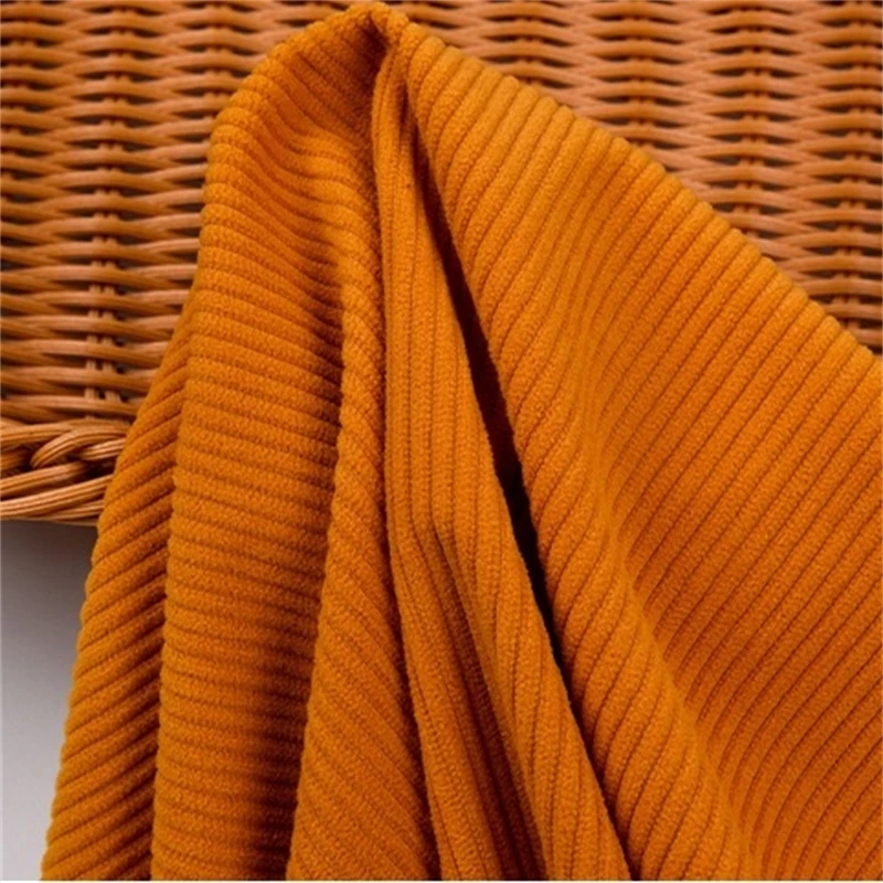 High quality warp knitting 100%Polyester 8w corduroy fabric for sweat pants