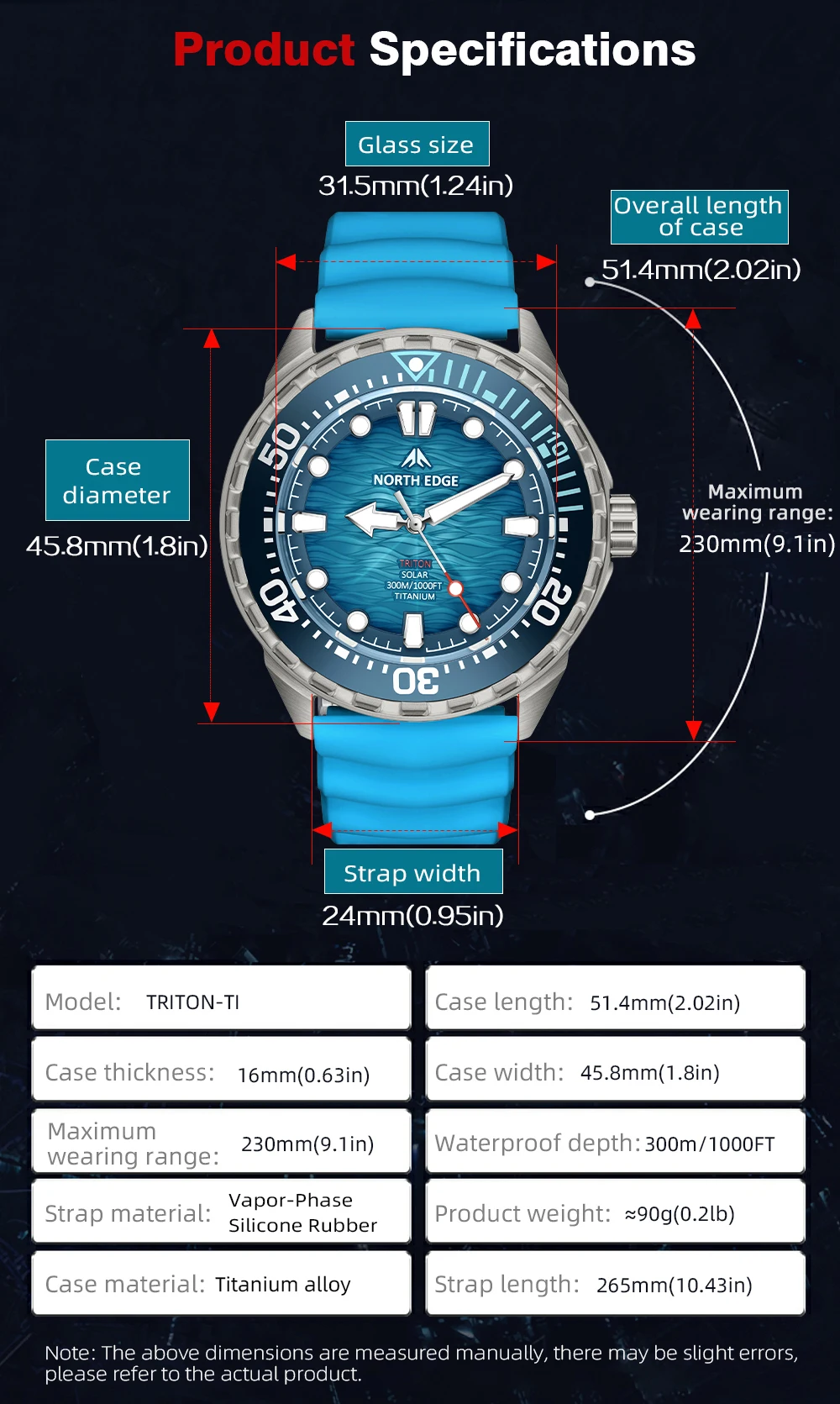 If you are searching for a supplier of a product with perfect quality control and highly competitive prices, which gives you an advantage in expanding your local market, then contact us now!  Competitive suppliers of  North Edge TRITON 300M Waterproof Dive Swimming Watch Solar-Powered Watch Rotatable Digital Bezel Men Outdoor Sport Watch 2026