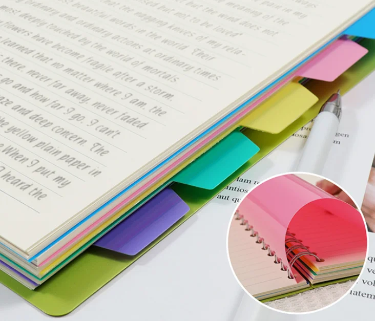 A5 coil notebook color spiral diary thickened flip PP book office classification notebook rubber sleeve