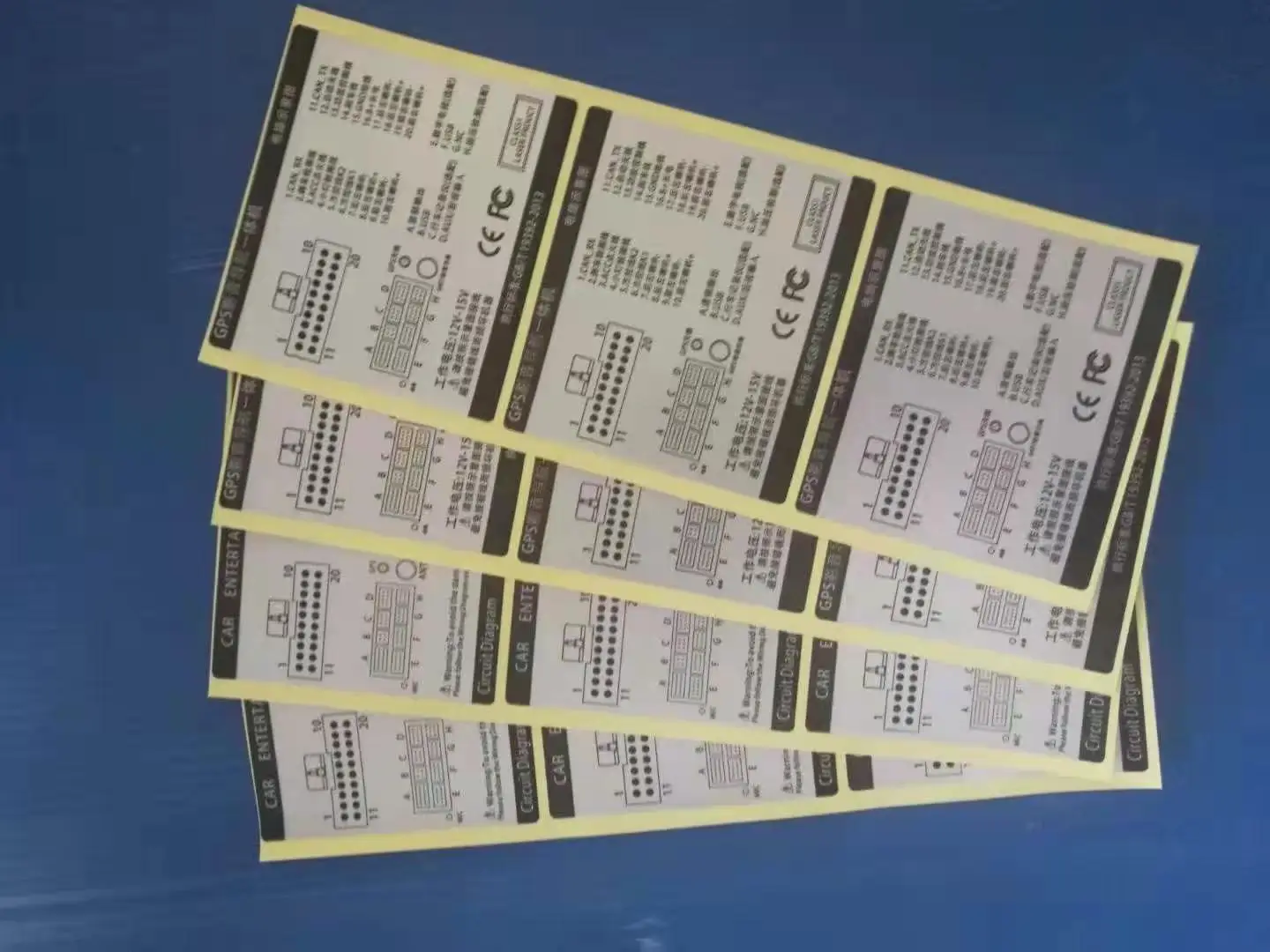 Paper Label With Fansy Printing