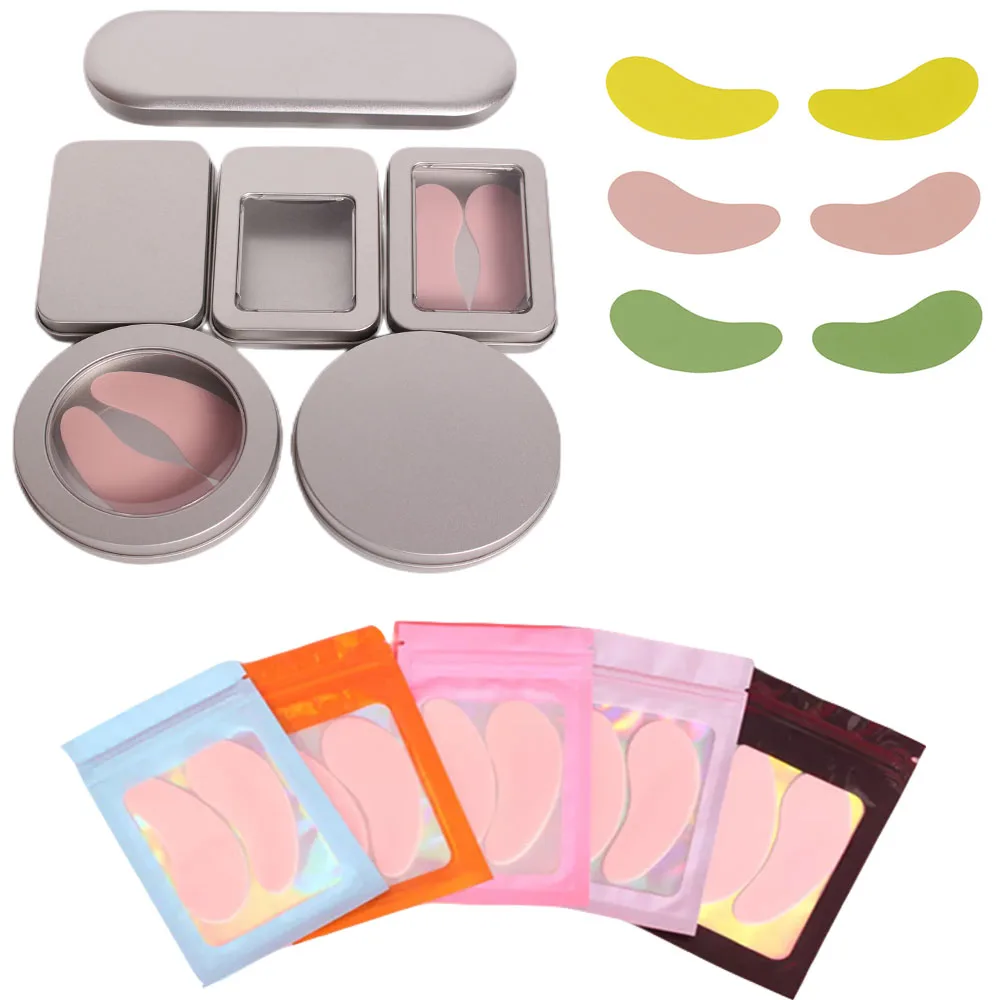 Custom Silicone Eye Pads Reusable Pink Under Eye Patch Reusable Food
