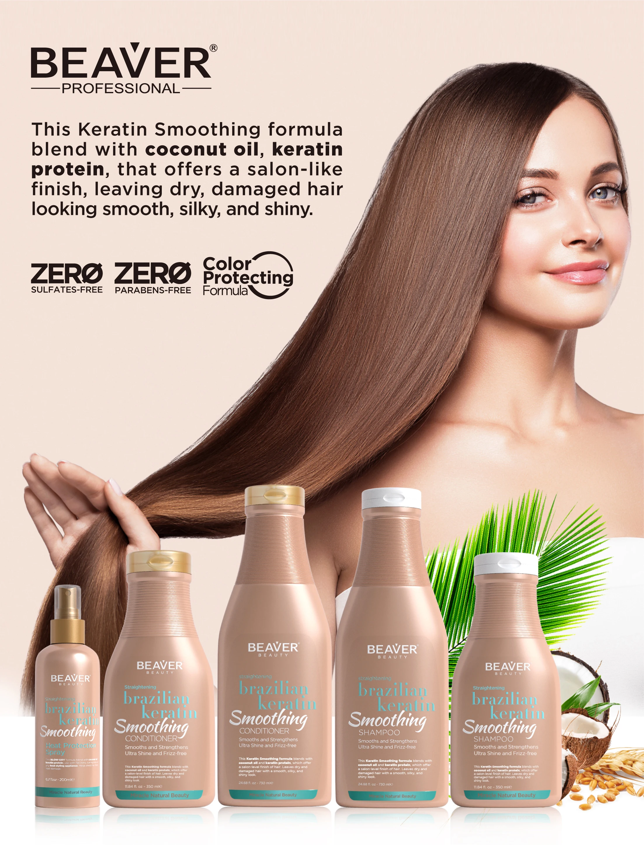Champú Formula De Keratina Para El Cabello Champú Brasileño De