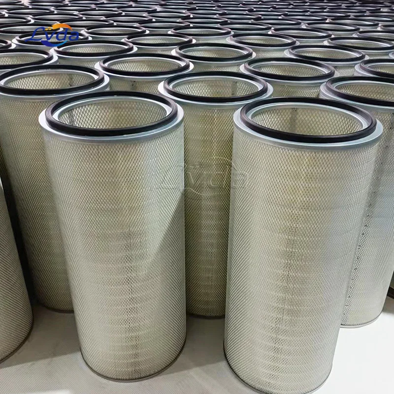 Cellulose Media Inlet Gas Turbine Replaceable Supplier 100% Synthetic Air Intake Filter
