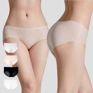 Female Underwear Types 7A Anti-Bacterial Ultra-Thin Low Waist Seamless Breathable Briefs Cool Feeling Woman ultra Thin Underwear