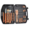 Plastic box-wooden handle-18-piece set