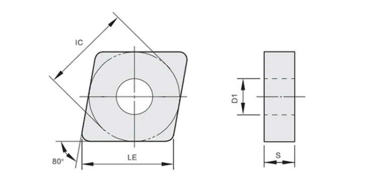 VNMG160404 2T Inserto Per Tornitura CBN VNGA431 Lama - Foto 7