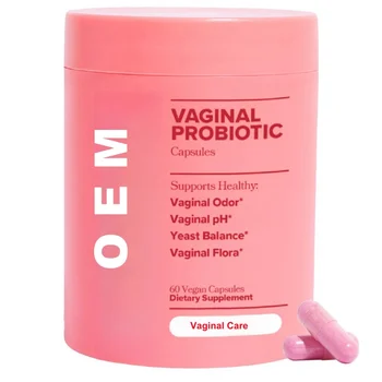 OEM Women's Vaginal Probiotics PH Balance with Prebiotics & Lactobacillus Probiotic Blend - Promote Healthy Vaginal Odor & Flora