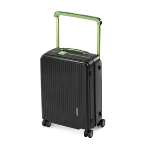 PP Luxury Spinner Carry-On Trolley Luggage Set with TSA Lock Aluminum Trolley System-Customizable Travel Suitcase