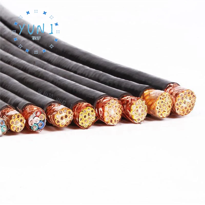 YUNI High Quality Flexible Copper Conductor PVC Insulated Sheathed Shield Control Cable