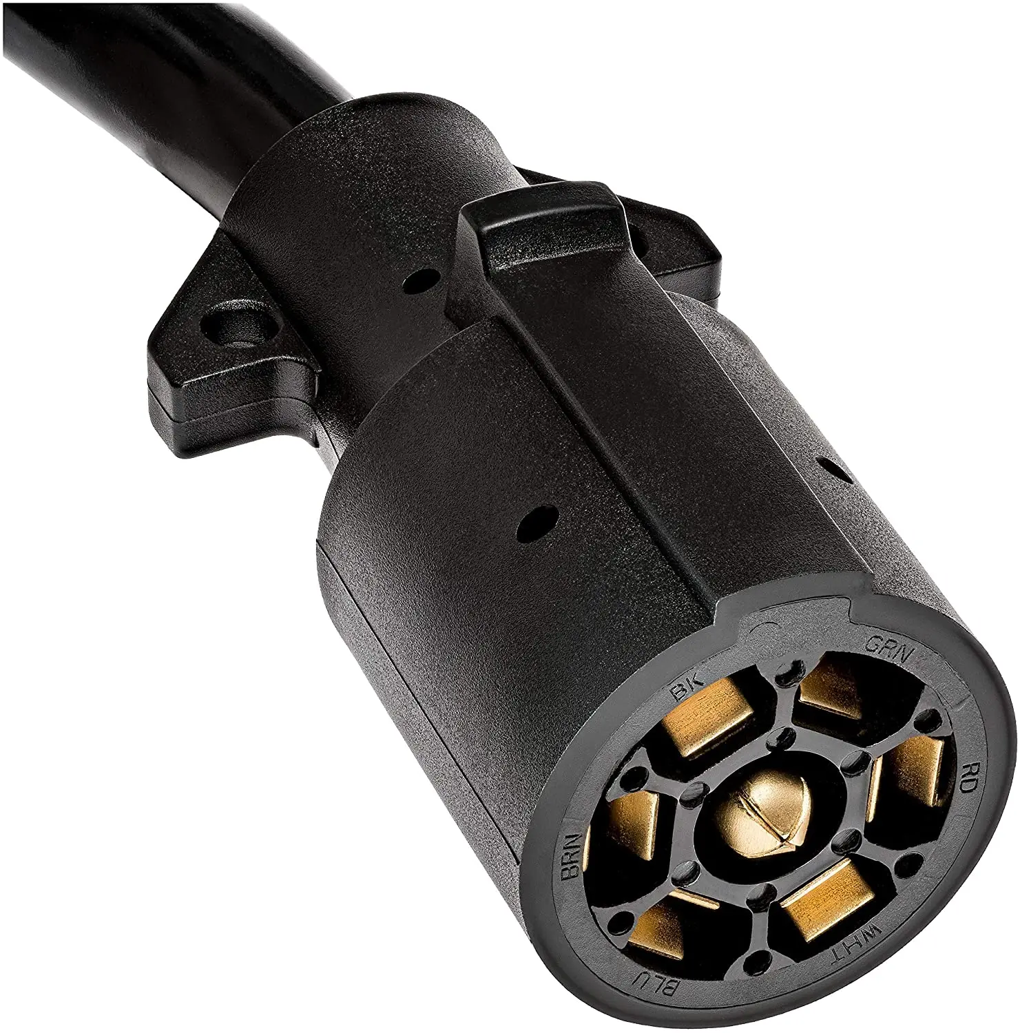 Американский 12V пластик 7 пин трейлер конвертер адаптер прицеп соединитель проводки буксировочный трос Plug and для