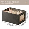 Grey 36*25*20cm without lid