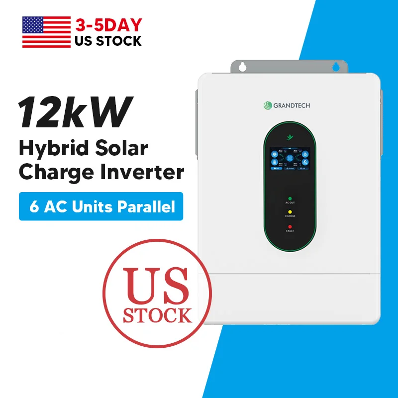 UL1741 12kW Inverter Comhshamhais Singilte Scoilte Ar Bhfóid Iarmhaisín Íseal Voltas 3-P 5kW 6kW 8kW 10kW 12kw 48V Inverter Comhshamhais Singilte Fase