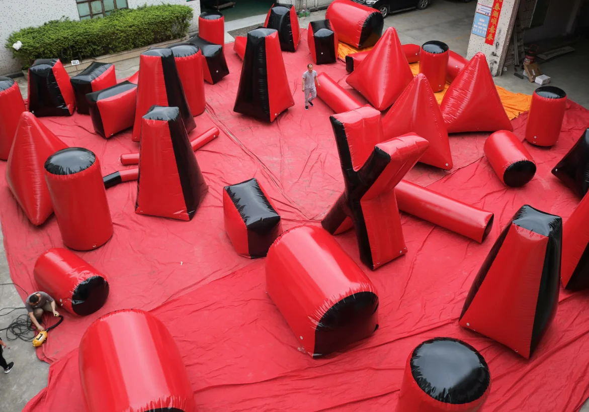 High Quality Cheap Inflatable Bunkers Inflatable Airsoft Bunker