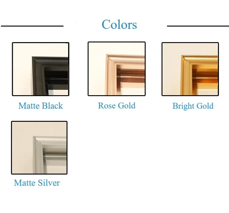 Aluminum Frame Multiple Color Options for Mirror and Photo Picture ...